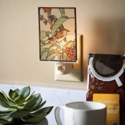 Sullivans Bird Nightlight Multicolor 6.25"H Glass 5 Sullivans Bird Nightlight Multicolor 6.25"H Glass -Outdoor Christmas Decorations Sales GUEST fdfc6af3 d4fb 4bc2 87ec e527c08dd493