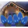 Northlight 25ct C7 Christmas String Lights Opaque Blue - 24' Green Wire