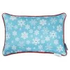 12"x18" Merry Christmas Lumbar Throw Pillow Blue - Pillow Perfect -Outdoor Christmas Decorations Sales GUEST fecf8b9e a278 4a0b b7da 5f979d4a33dd