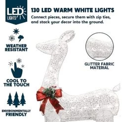 Joiedomi Tinsel Doe and Fawn LED Yard Lights -Outdoor Christmas Decorations Sales GUEST ff441a1d 4858 4fd0 99d3 38f04e12f6c5